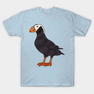 Tufted puffin bird cartoon illustration T-Shirt